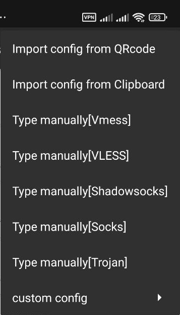 Import Config From Clipboard